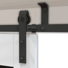 4-20FT Ceiling Mount Bracket Sliding Barn Door Hardware Track Kit Single/Double