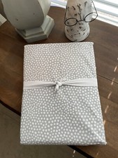 Pottery Barn Teen/Dorm Mini Dot Sheet Set Twin Gray NWOT
