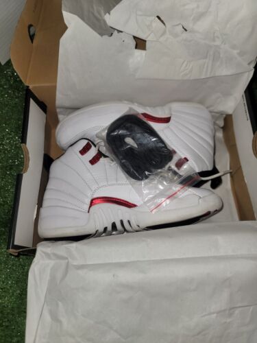 Nike Air Jordan 12 Retro "Twist" weiß rot 153265-106 GS Größe 4,5Y / Wmns Größe 6 - Bild 6 von 7