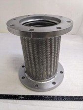 UNBRANDED BRAIDED FLEXIBLE CONNECTOR 15-3/16"X13-1/2" 8 BOLT SS NEW H1