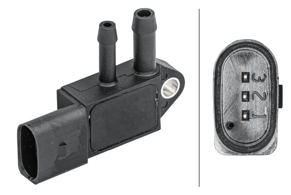 HELLA 6PP 009 409-231 Sensor, exhaust pressure for AUDI,PORSCHE,SKODA,VW
