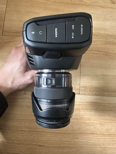 Blackmagic Design Cinema Camera Pocket 4K Micro Four Thirds Mount Black 2Lens - Picture 8 of 9