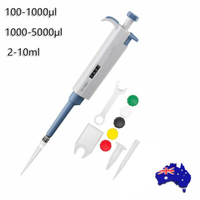 Autoclavable Single Channel Pipette Adjustable Lab Micropipette Pipettors