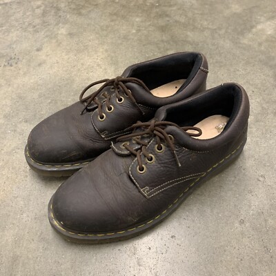 Doc Martens Boston Men's Sz 11 Dark Brown Leather Oxford Lace
