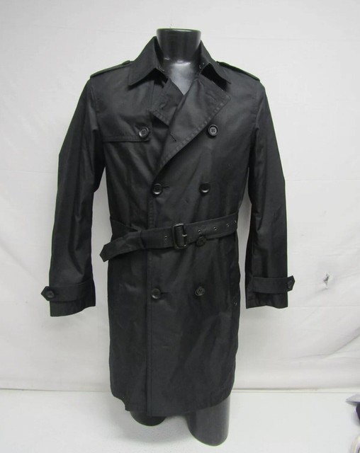 Coach men's L belted Trench Coat Black F33778 New With Tags eBay