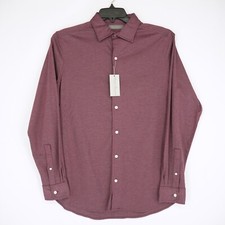 Daniel Cremieux Signature Men's Long-Sleeve Shirt M Cherry Red Solid NWT 89.50
