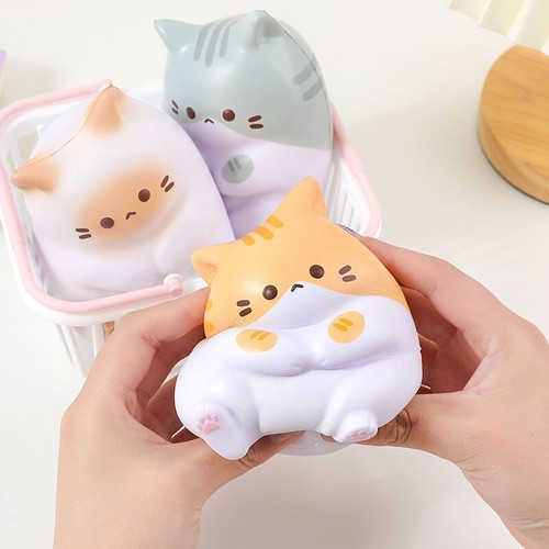New Cat Decompression Soft Toy PU Slow Rising Squeeze Decompression Toy - Picture 2 of 15