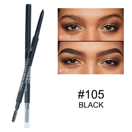 UK Waterproof Ultra Thin Tip Eye Brow Eyebrow Pen Pencil W/ Brush Makeup Tool - Picture 15 of 15