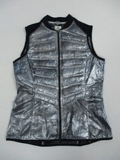 Nike Aeroloft 800 Gilet Silver Running Vest Womens Medium Body Warmer Down Fill