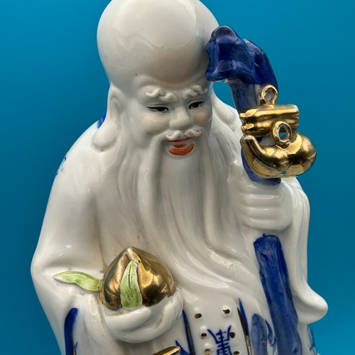 Vintage Ceramic Shouxing God of Longevity Figurine - Picture 2 of 9