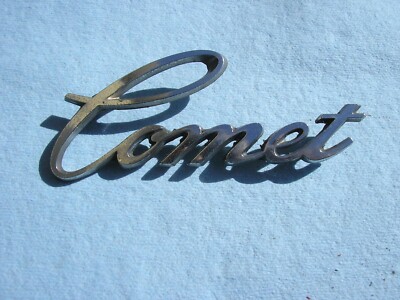 Mercury Comet Fender Emblem Badge Logo Script Chrome Trim OEM FORD D14B 16098-A