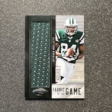 2012 Certified STEPHEN HILL #33 Fabric Of The Game JERSEY 163/199 NEW YORK JETS