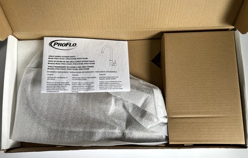 PROFLO PFXC1701BN Kiger 1.8 GPM Single Hole Kitchen Faucet - Brushed Nickel - Picture 3 of 5