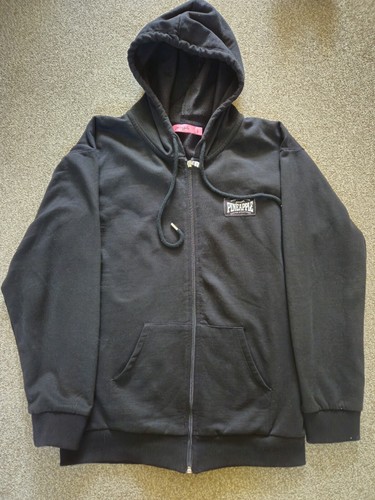 VGC Worn Once Womans Pineapple Black Badge Zip Hooded Hoodie Size S Small 8-10