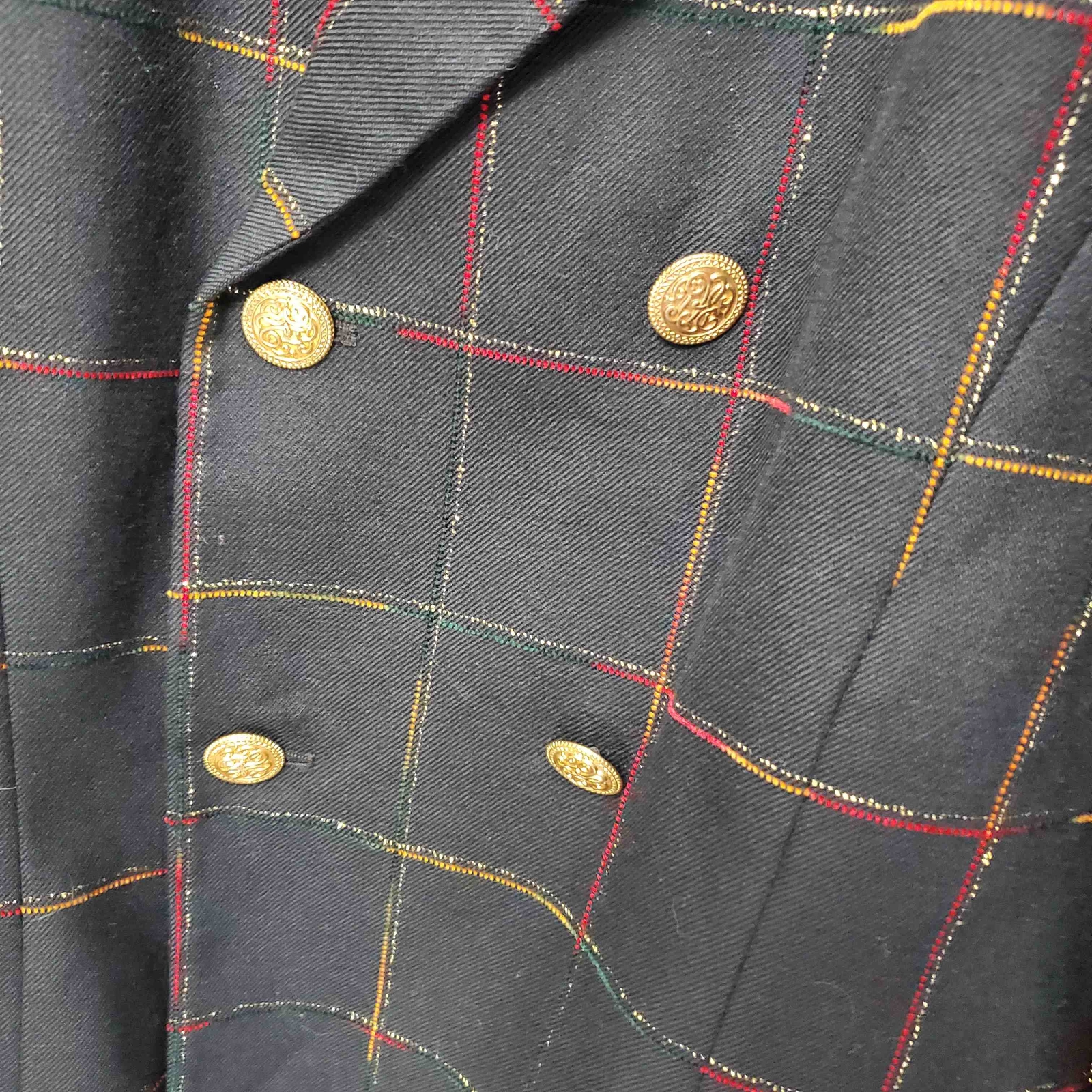 Pendleton Women's Wool Blend Button Black Blazer … - image 3