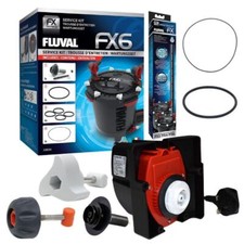 Fluval FX5 FX6 Service Kit Spares Impeller Motor Head Sealing Rings Clamps Fish