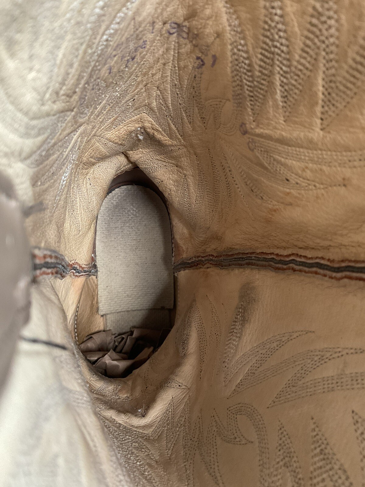 Vintage Dan Post Python Snakeskin Cowboy Boots | … - image 4