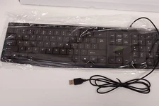 STG Skytech Global Wired K9820 Keyboard, Black
