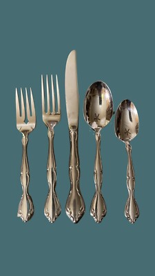 Oneida Cantata Community Stainless Set ONE COMPLETE 5 PIECE PLACE SETTING