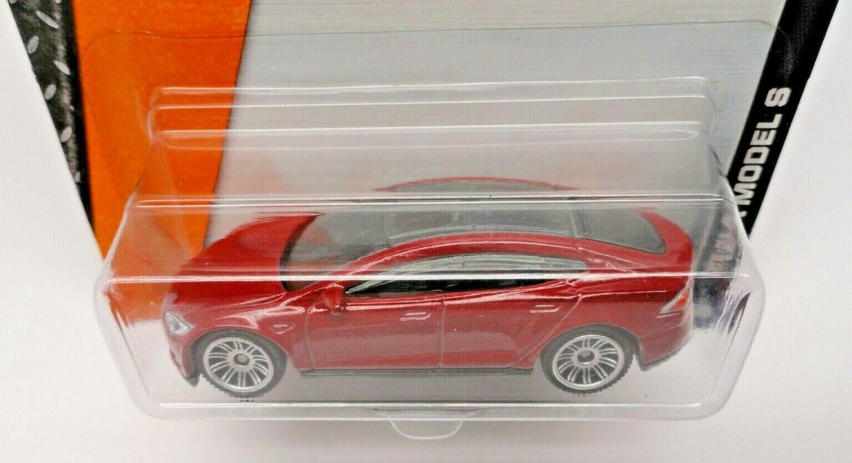Matchbox Tesla Model S – 2015 MBX Adventure City Die-Cast Car – Collectible Miniature Toy