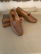 Coach Elma Loafers Tan/saddle Size 6