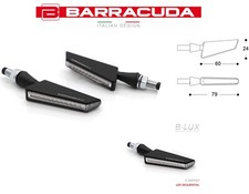 SEQUENTIAL LED arrows 79x24 black aluminum APPROVED for motorcycle BRAMMO BULTACO CAGIVA