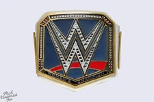 WWE SMACKDOWN WOMEN'S CHAMPIONSHIP REPLICA BELT 4MM ZINC ADULT SIZE