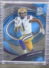 2022 Panini Chronicles Draft Picks Spectra Neon Blue Prizm /99 Ja'Marr Chase