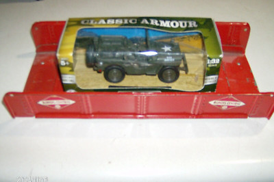 Classic Armor Metal Willys Jeep + Steel 1950s Marx Bridge Nice O Gauge