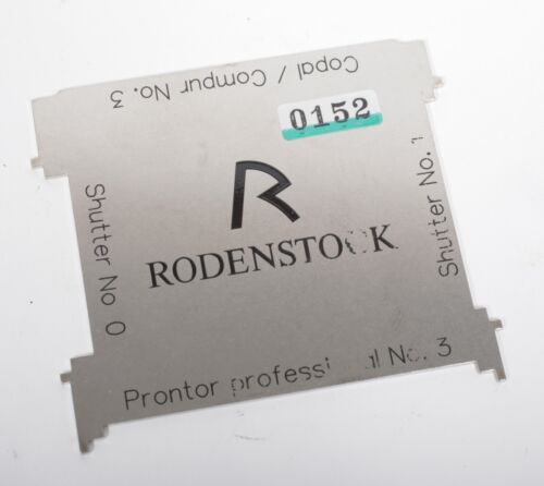 Rodenstock Large Format Lens Shutter Spanner Wrench (#0, #1, #3) #0152