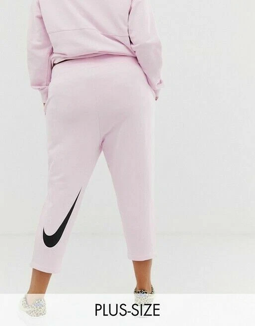 Nike женщин бегунов XL розовый Swoosh Leisure Loungwear махровые брюки BV0289-663 - Изображение 2 из 2