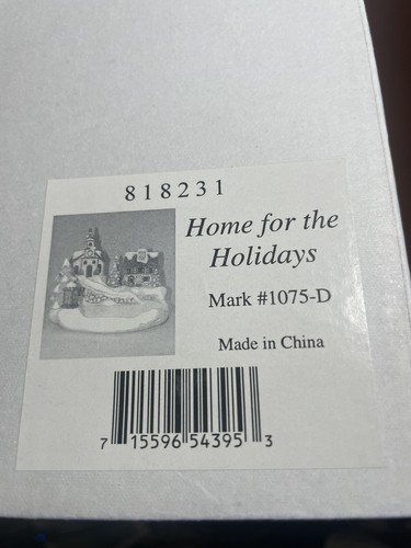 HUMMELSCAPE COLLECTION - HOME FOR THE HOLIDAYS 1075D 2002 LIGHTED & MUSICAL - Picture 11 of 12