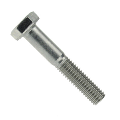 Sechskantschrauben mit Schaft ISO 4014 Edelstahl A4-70 AD W2 blank M 10 bis M 27