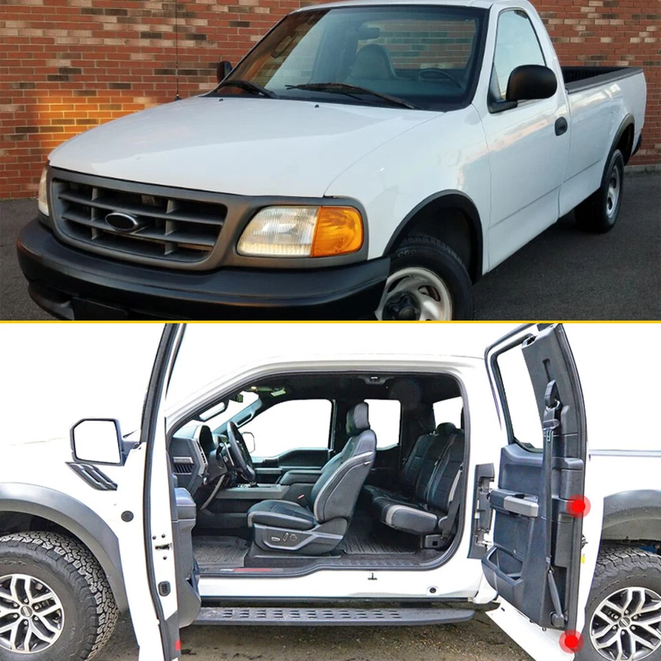 Rear Door Upper+Lower Side door Latch Release Cable for Ford F150 F250 97-04 EOA - Image 2 of 4