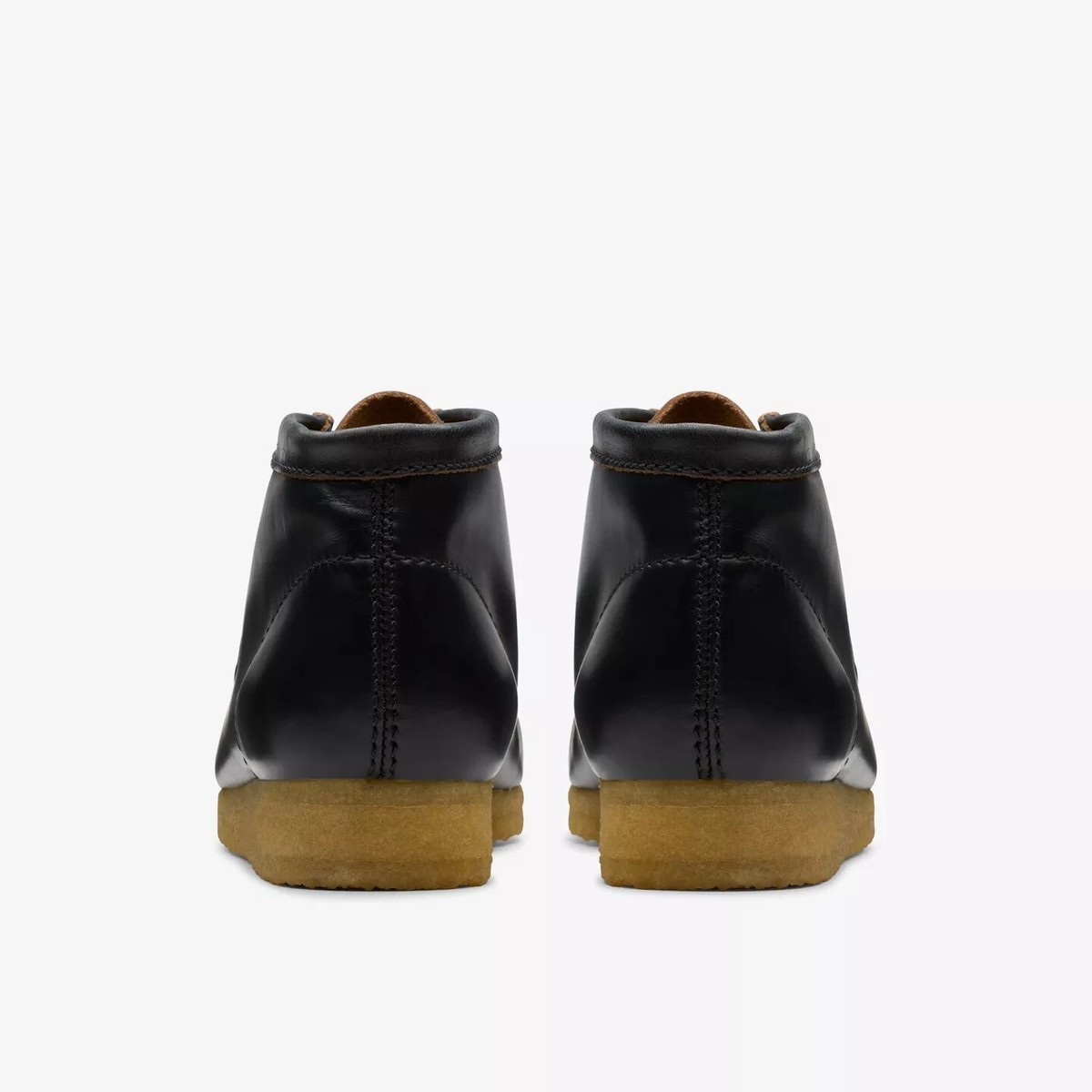 Clarks Wallabee Original Black Smooth Leather Limited Edition Shoes Men Size 8.5 Wallabee - Smooth Leather – Premier main image 2
