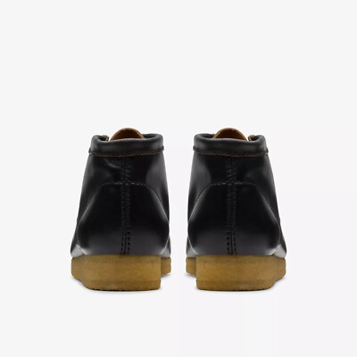 NEW Men Clarks Wallabee Original Black Smooth Leather Limited