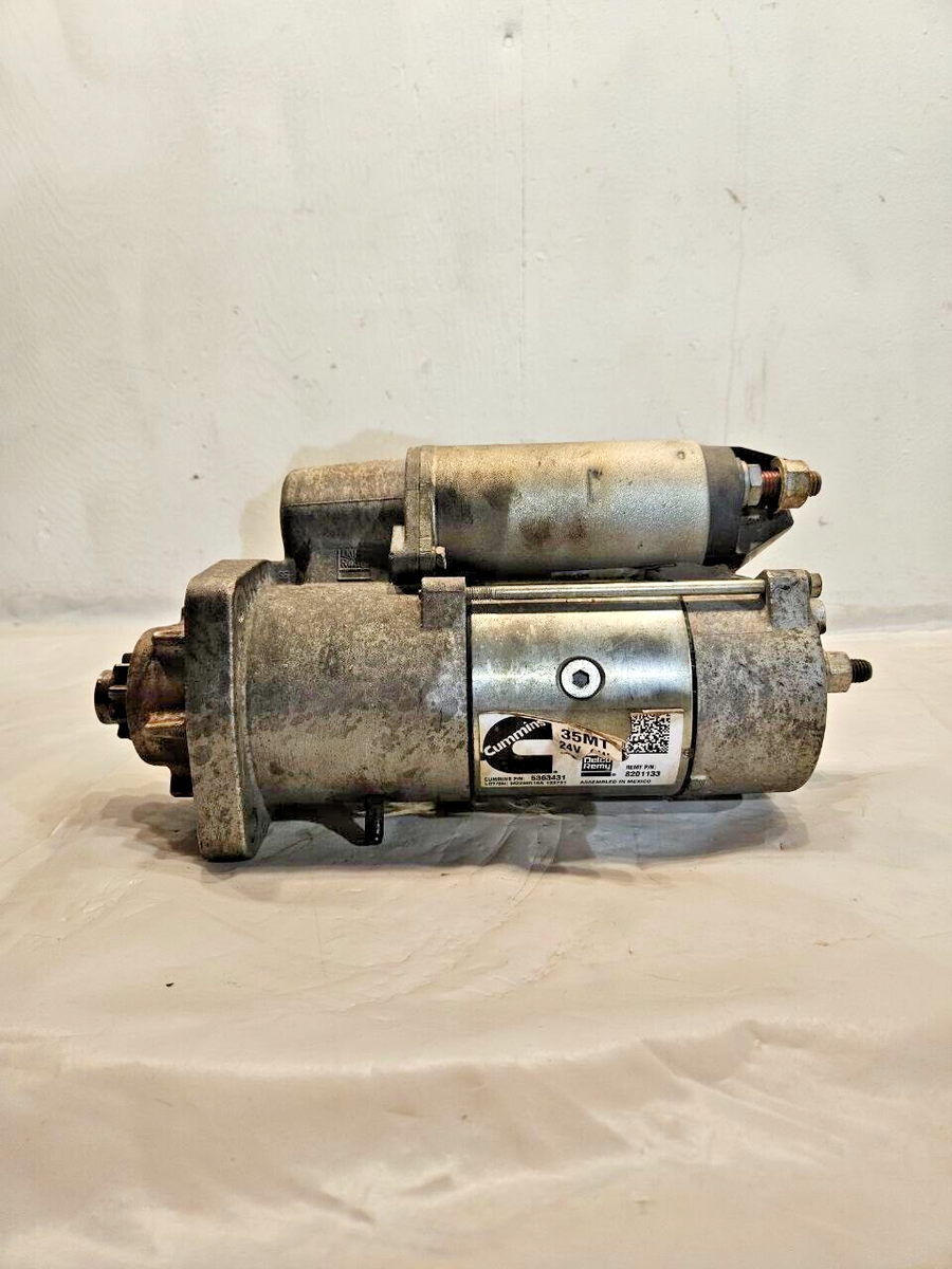 Cummins QSB 6.7l diesel engine starter motor Delco Remy 35MT