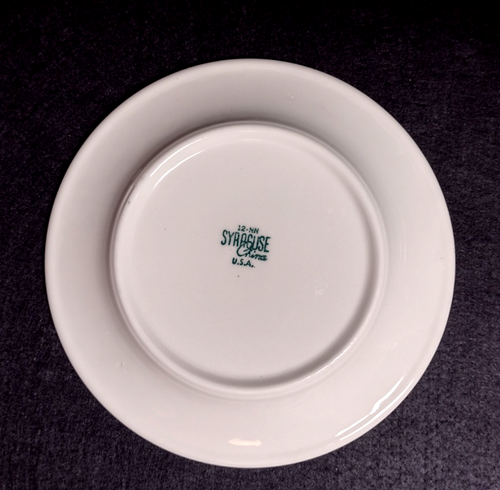 Syracuse China 7" Restaurant Ware Messiah College Salad Plates 4 Pc. Vintage USA - Picture 4 of 6