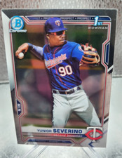 2021 Bowman Chrome Yunior Severino 1st Bowman Chrome Card #BCP-140 - Twins