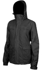 Protest Clipper Snow Jacket In Smoke Grey
