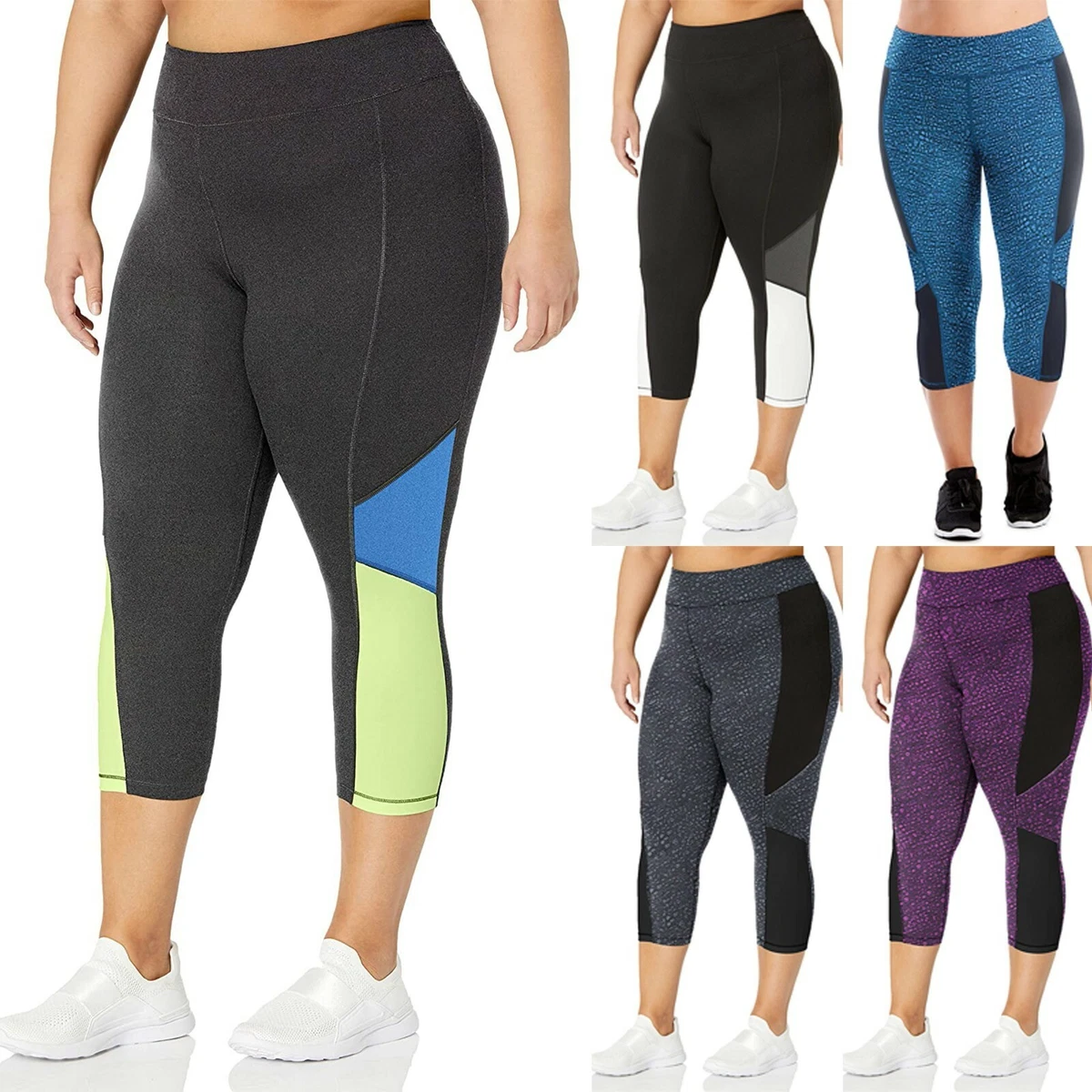 Plus size cropped yoga best sale pants