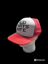 VTG Old Fart's Wife Trucker BaseBall Hat Foam Mesh Snapback Adjustable Cap
