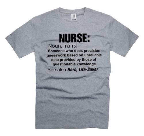 Lustiges Krankenschwester Shirt Krankenschwester Definition Shirt Humor T-Shirts Krankenschwester Geburtstag Geschenk Shirt - Bild 5 von 8