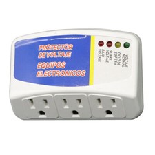 3 Outlets Voltage Power Surge Protector 120V Refrigerator Brownout Appliance