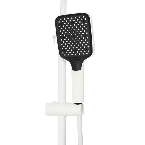Duschsystem Mit Thermostat Regendusche Eckig Duscharmatur Duschset Handbrause - Bild 8 von 16