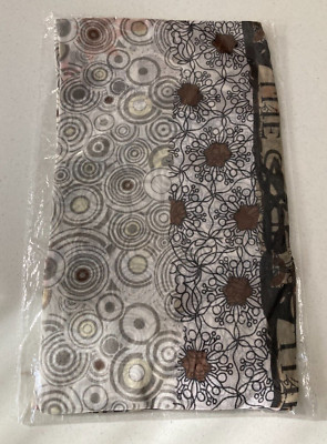 Women's Lightweight Cotton Shall Scarf Grey Art Pattern 40'' x 70''