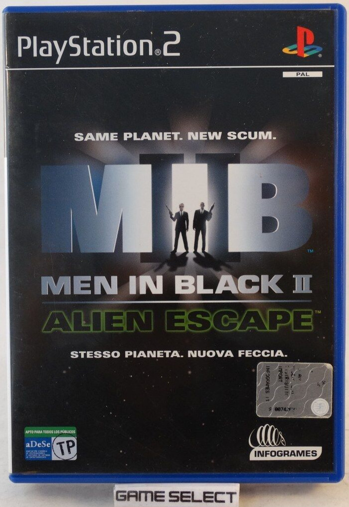 Men In Black II Alien Escape Sony PS2 Playstation 2 Pal - Original