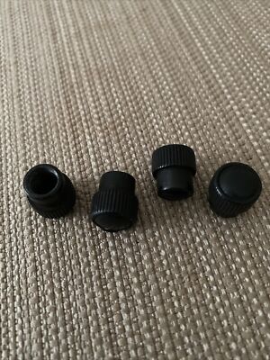  Performance Car Wheels Alloy Tire Air Valve Stem Cap Cover Sporty Black   