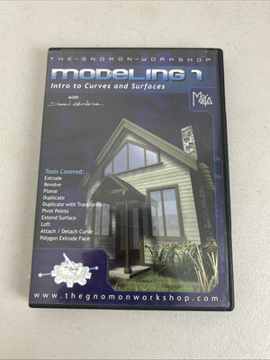 The Gnomon Workshop - Modeling 1: Intro To Curves And Surfaces DVD