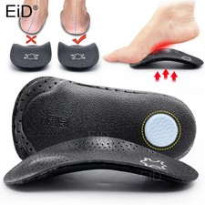 Leather orthotic insole for Flat Feet Arch Support O/X Leg orthopedic shoes sole